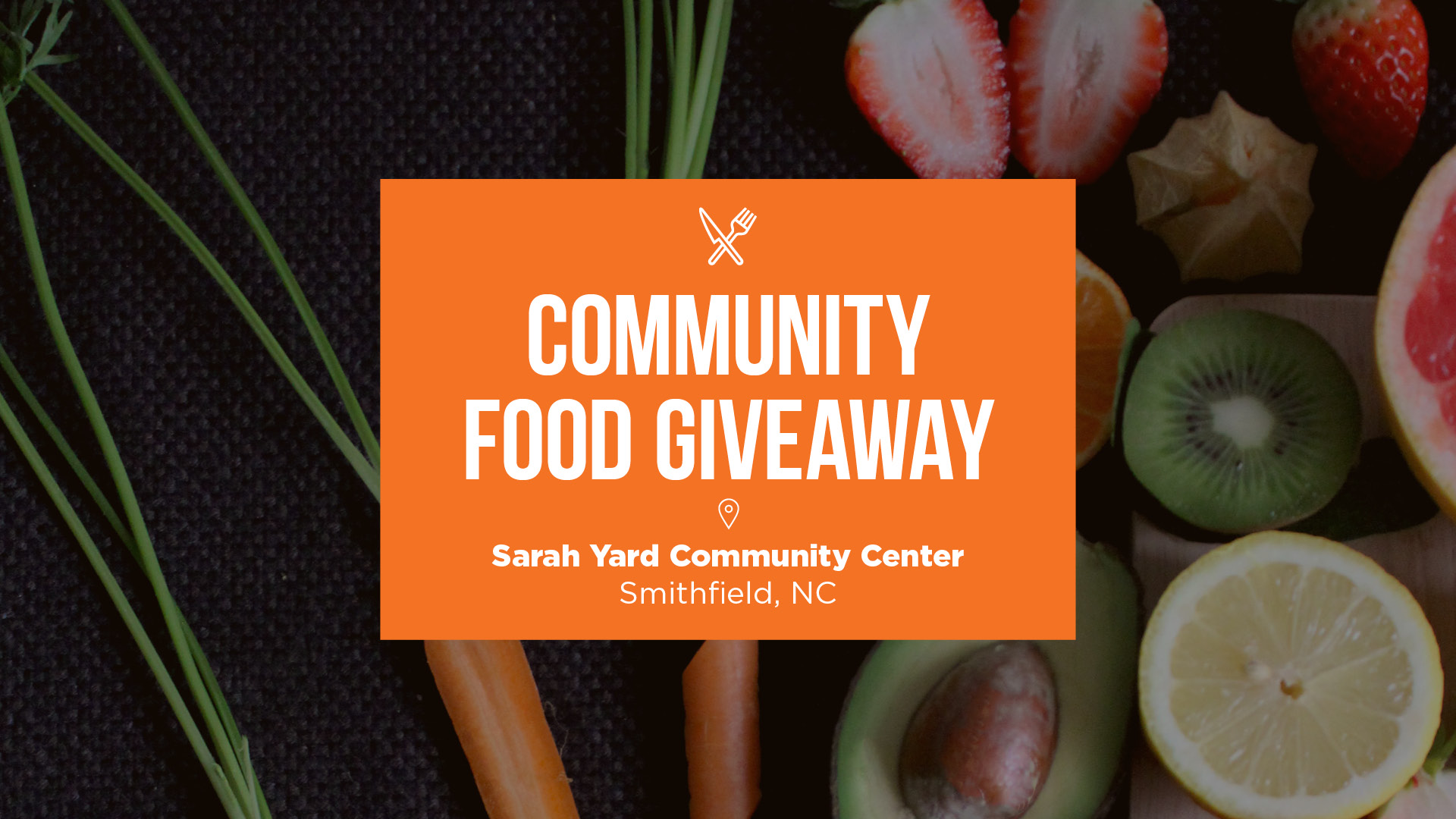 Food giveaway graphic