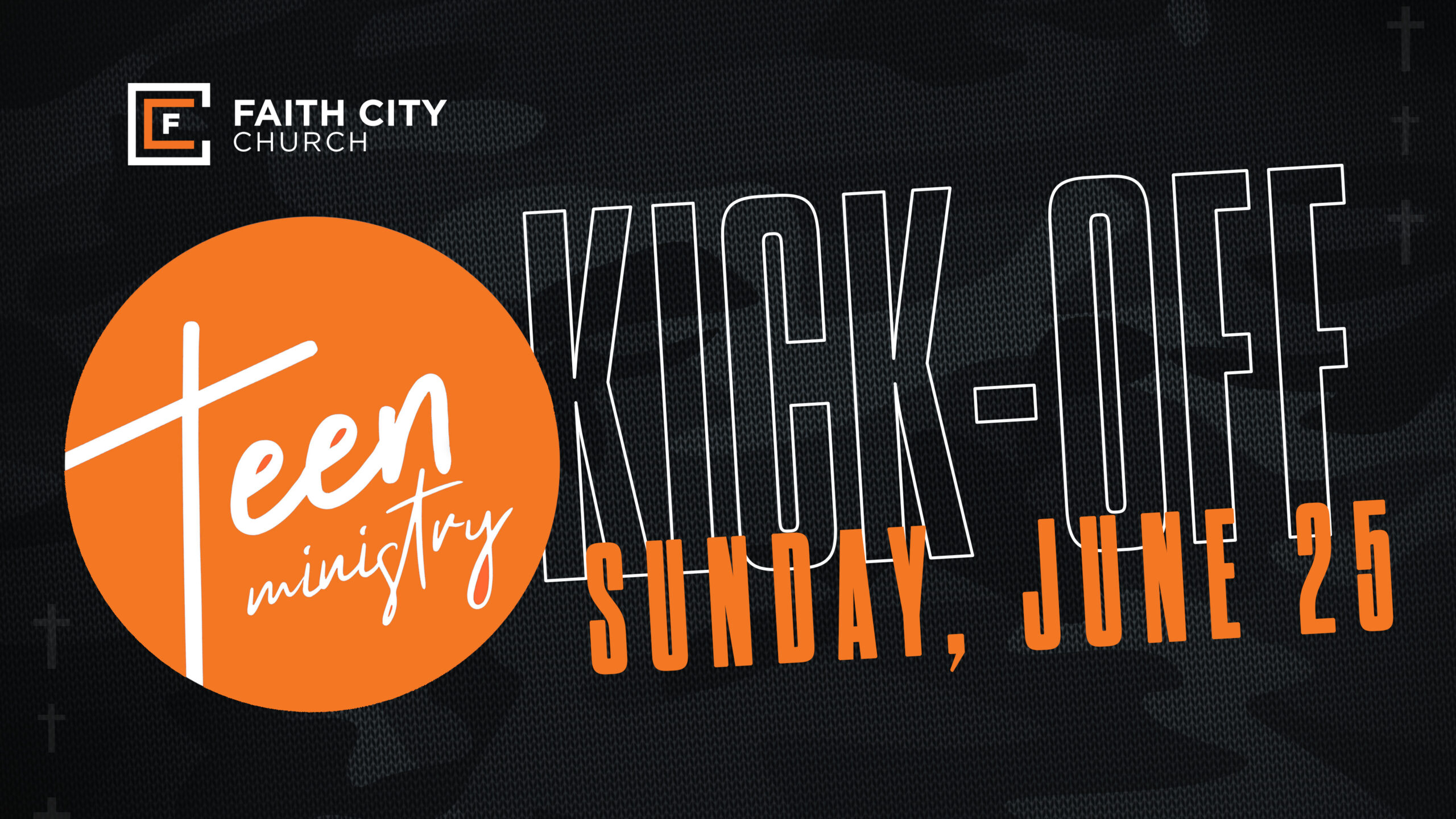 Teen-Ministry Kick Off graphic