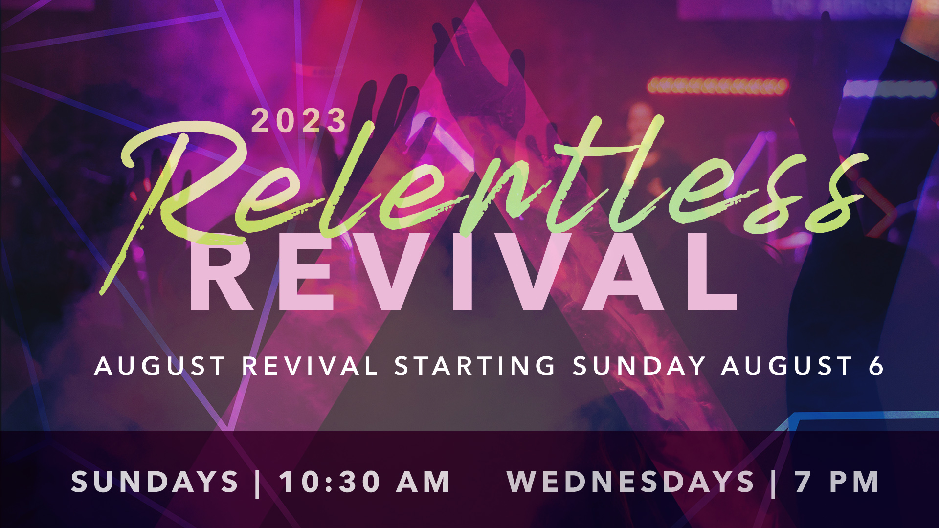 Relentless Revival graphic